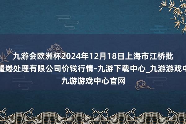 九游会欧洲杯2024年12月18日上海市江桥批发阛阓缱绻处理有限公司价钱行情-九游下载中心_九游游戏中心官网